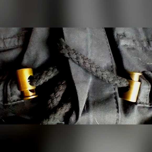 BUFFALO by DAVID BRITTON WOMEN'S MISSES SIZE XL BLACK SAFARI STYLE SHIRT/JACKET - Picture 9 of 12